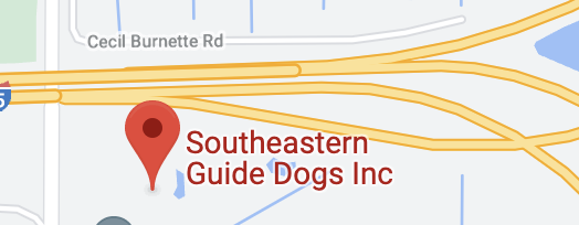 Southeastern Guide Dogs Inc Inc location pinned on map
